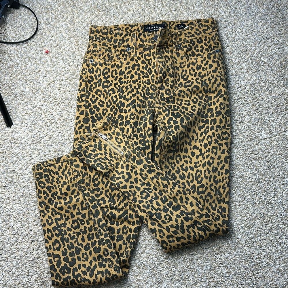 Leopard Print Lucky Brand Jeans!